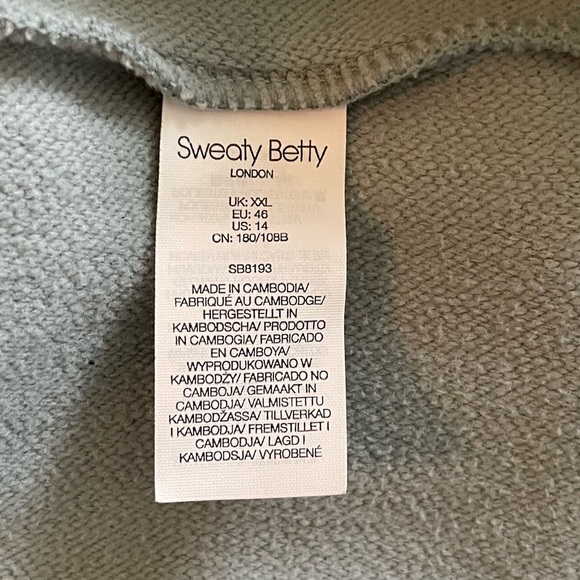 Sweaty Betty hooded sweatshirt with drawstring - Picture 5 of 5